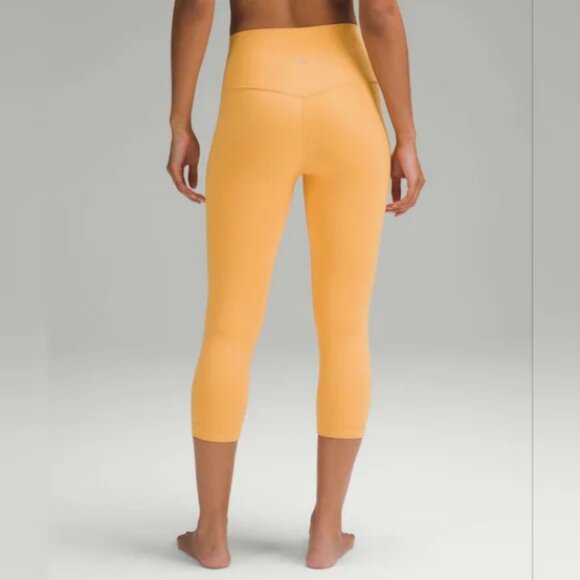 Lululemon Align High-Rise Crop 21" Mango Dream Size 6 - Picture 1 of 9